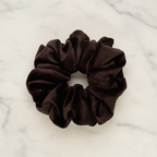 Velvet Scrunchie – Dark Chocolate 🍫