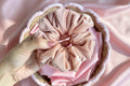 Velvet Scrunchie – Golden Rose 🌸