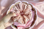 Velvet Scrunchie – Golden Rose 🌸